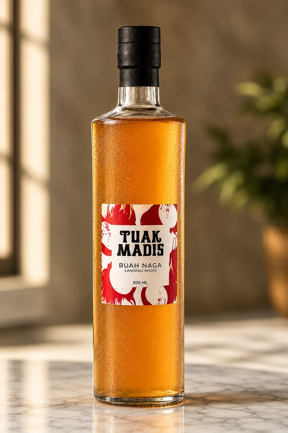 Tuak Dragonfruit bottle